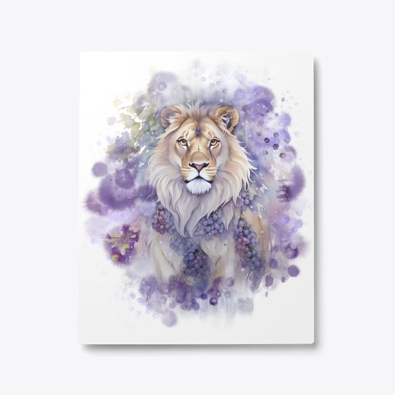 Lion With Grapes 1-1